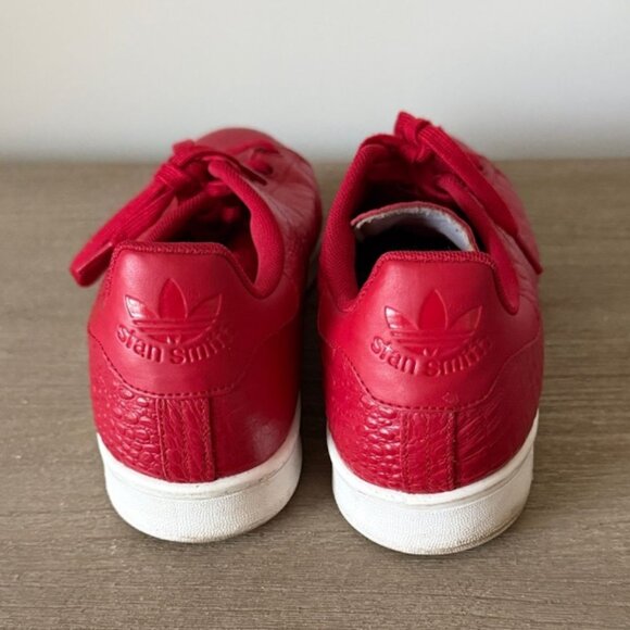 Adidas Originals Stan Smith Low Top Sneaker in Res Snake Pattern Size 12 - Picture 2 of 6